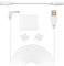 13 Ft Power Adapter Compatible with Ring Stick Up Cam, Spotlight Cam Pro/Plus, Weatherproof Indoor Outdoor Camera Plug Cord, with USB-C Adapter