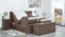 Boxspringbett Nado 240x220, DS-Sand, 7-Zohnen Taschenfederkernmatratze, Ergoflex - Inklusive Aufbau - Deutscher Hersteller