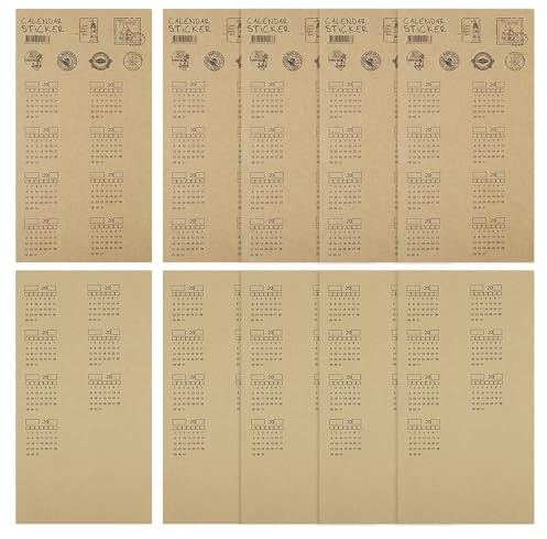 75 Kalenderaufkleber, Planeraufkleber, Planerdatumsaufkleber, Monatliche Selbstklebende Indexetiketten, Planerdatumsaufkleber