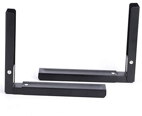 Universal Stainless Steel Microwave Mount Bracket Microwave Wall Shelf Microwave Rack Foldable Stretch Wall Mounted for All Microwaves Microwave Shelf