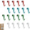JIHXYER 20 ganci colorati per appendere la finestra ganci porta