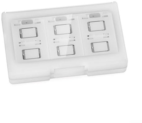 Jotekonoby Scatola portaoggetti per carte da gioco Nintendo Switch 2, con 24 scomparti, custodia da viaggio compatibile con Switch Games Porta cartuccia, contenitore portatile (bianco)