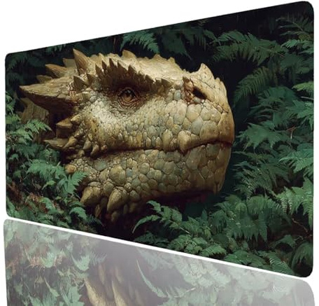 Dragon Tapis de Souris Animal Imperméable Tapis de Souris XXL 1400x600x3mm, Gaming Mouse Pad Améliorer la Précision et la Vitesse, Mouse Pad pour Bureau Gamer Clavier sans Fil Pc Portable Model-6534