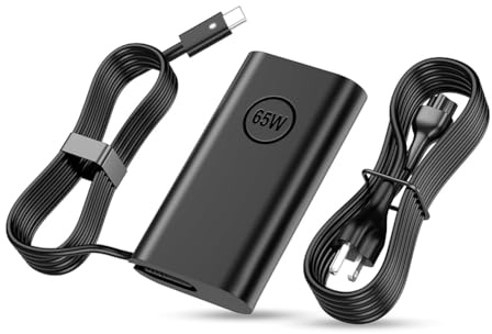 Tuidzljd für 65 W USB-C Slim-Laptop-Ladegerät - Passend für Chromebook 3100 2-in-1 - Schnelles Laden, Langes Netzkabel (3,35 M)