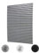 KELIXU 3 Pack 120CMx180CM Pleated Fabric Blind Light Filtering Shade Instant Stick on Blinds for Window Privacy Protection, Quick Fix and Easy to Install, with 6 Clips, Grey