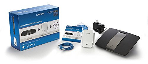 Linksys AC1750 Wi-Fi Wireless Dual-Band+ Gigabit Router + AC1200 Boost EX Dual-Band Wi-Fi Range Extender Combo Pack (EA6700 + RE6400), Router Smart WiFi abilitato per app con Range Extender