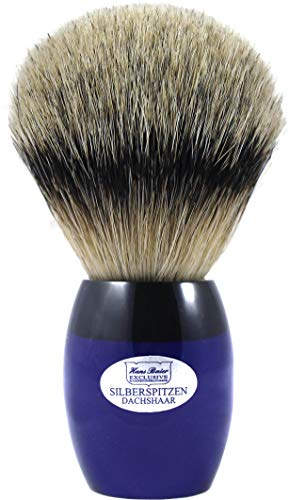 Hans Baier Exclusive Rasierpinsel Darkblue
