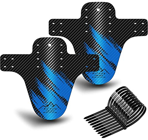 NICEDACK Schutzbleche Mountainbike,Mountainbike Spritzschutz, MTB Vordere und Hintere Kompatible Mudguard,Fahrrad Zubehör MTB Mud Guard Fit 20 26 27 27.5 29 Zoll Fat Bike