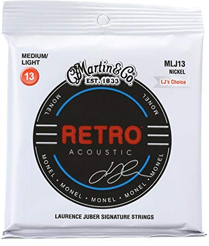 Martin Corde per chitarra acustica retrò, .013-.056 LJ S Choice (MLJ13)