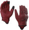 Harssidanzar Damen Vollfinger Ziegenleder Leder Touchscreen Motorradhandschuhe GL016EU, rot, Größe M