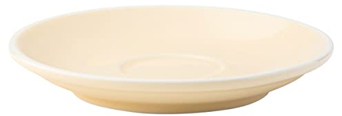 Utopia Barista Espresso Cream Saucer 4.5inch/11.5cm - Case of 12 - Espresso Saucers, Coffee Service