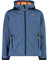 CMP, Kid Jacket Fix Hood, Boy, Bluestone Mel., 128