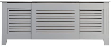 AVC Designs Kensington Radiator Cover Adjustable Horizontal Cabinet Grey…