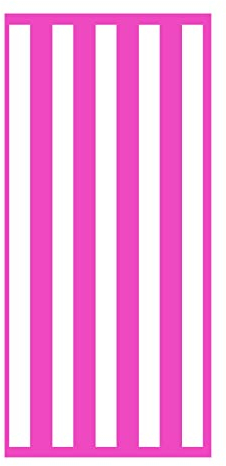 Mikrofaser-Strandtuch, ultraleichtes Streifen-Regenbogenmuster, Badetuch, sandfest, Stranddecke, Reise, Mehrzwecktuch, 75 x 150 cm Handtücher Reserviert (A, One Size)