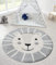 the carpet Lou Weicher Kuscheliger Kinderteppich, Weicher Kuschel-Flor, Pflegeleicht, Farbecht, Outdoor, 3D Optik, Tier Motiv, Grau, 200 cm Rund