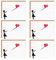 Artery8 Banksy Balloon Girl Graffiti Love Heart Blank Greeting Cards With Envelopes Pack of 6