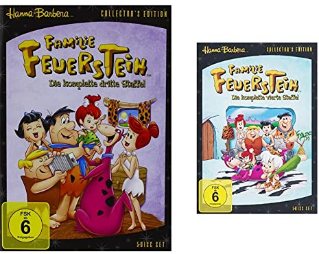 Familie Feuerstein - Staffel 3 [Collector's Edition] [5 DVDs] & Familie Feuerstein - Die komplette vierte Staffel [Collector's Edition] [5 DVDs]