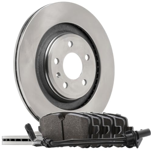 STARK Bremsen Set Hinten 330mm Bremsscheiben und Beläge Komplett Kompatibel mit AUDI A4 Avant 8K5, B8 A6 Avant 4G5, 4GD, C7 Q5 8RB A5 Sportback 8TA A4 Limousine 8K2, B8