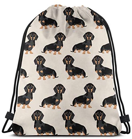 934 Herren Damen Kordelzugbeutel Rucksack Wiener Hund Fußballtasche Hipster Sportsack Mit Kordelzug Sport Beutel Für Schule Reise Turnhalle
