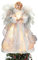 Puntale Per Albero Di Natale A Forma Di Angelo, 31 Cm, Decorazione Natalizia In Tessuto, Decorazione Natalizia Con Angelo, Angelo Per La Parte Superiore Dell'albero Di Natale(argento)