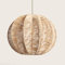 LEDKIA LIGHTING - Pendelleuchte Rattan Tobonga | Geometrischer Lampenschirm aus Bambus | Mediterraner & Boho-Stil | E27 Fassung | Für Wohnzimmer & Esszimmer, Natürlich, Bambus