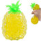 Squeezy Bead Ananas - Lustiges weiches Fidget-Spielzeug, Stressabbau, Neuheit Partytütenfüller, sensorische Stimulation, Frucht-Squishies, für Kinder und Erwachsene mit Autismus ASD ADHS Handtherapie