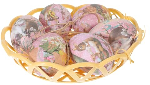 Cabilock 1 Satz Ostereierdekorationen Osterparty-Geschenk Ostereier für Kinder Geschirr Ostern austecherformen Ostern Easter Haushalt Ornament Kanincheneier Osterdekoration