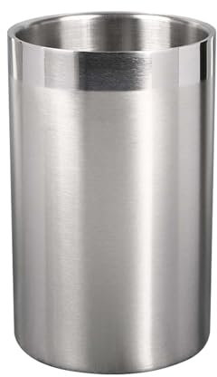 Xafrstyu Sektkühler, Flaschenkühler für Wein, Champagner und Sekt Flaschen, EIS Eimer, Getränkekühler ideal für Lange Outdoor Weinabende im Garten