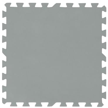 Bestway | Flowclear Pool-Bodenschutzfliesen XL-Pack | 18 Stück á 50 x 50 cm | Grau | ideal um Schutz des Poolbodens und des Rasens