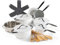 Be Living Essential 6-teiliges Kochgeschirr-Set – Keramische Antihaftbeschichtung – Induktionsgeeignet – Frei von PTFE und PFOA – Inklusive Bratpfanne, Stielkasserolle und Kochtopf – Weiß