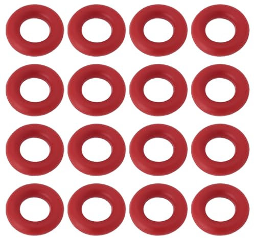 VGOL 100pcs Joints Toriques Silicone VMQ Pièces Rechange Joints d'étanchéité Diamètre Extérieur 7,24mm Diamètre Intérieur 3,68mm Largeur 1,78mm Adaptés à l'étanchéité Hydraulique Rouge