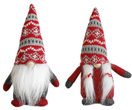 antianzhizhuang Weihnachtszwerge Ornamente Plüschtiere Zwerge Spielzeug Tischdekoration 1 Paar Schönes Geschenk