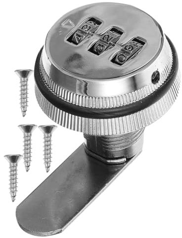 Veemoon Serratura Per Armadietti e Serratura Elettrica Combinazione Per Documenti e Facile Installare e Resistente Manomissione