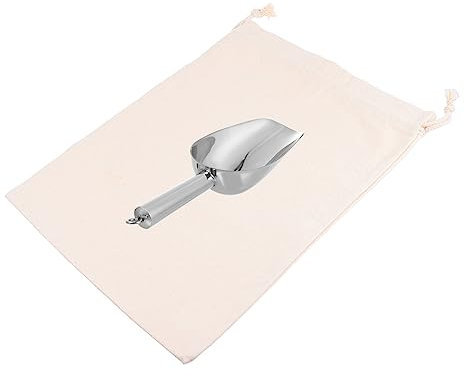 NAMOARLY Juego De Pala Para Alimentos y Bolsa De Hielo Acero Inoxidable Ideal Para Eventos y Cocinas