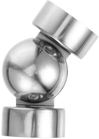 HOMSFOU Conector De Pasamanos De Acero Inoxidable Para Barandillas De Escalera Fittings De Pasamanos Para Instalación Rápida Accesorios Versátiles Para Escaleras Interiores Y Exteriores