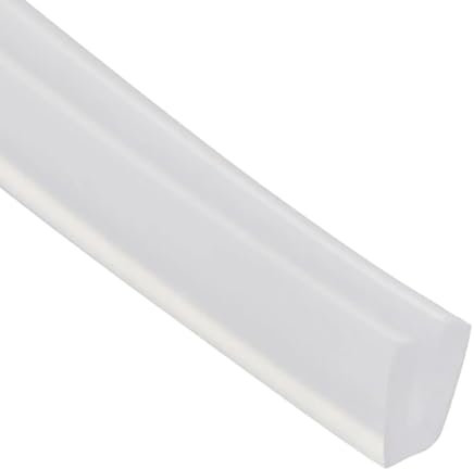 Joint d'étanchéité en caoutchouc, profilé en U 7 x 4 mm pour porte de douche en verre, transparent