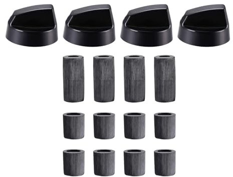 Pomelli del forno – Pomello del fornello a gas, calore | Pomello di controllo della cucina di ricambio, termostato regolabile, interruttore girevole, semplice teglia da forno Grip forno, durevole e