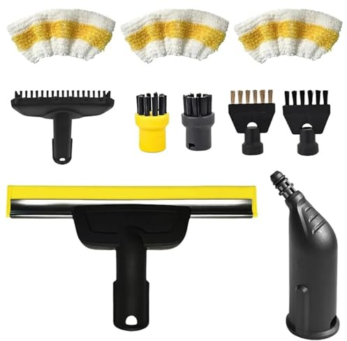 Compatible avec le kit de buses manuelles Karcher - Grattoir à brosse ronde for nettoyeurs vapeur