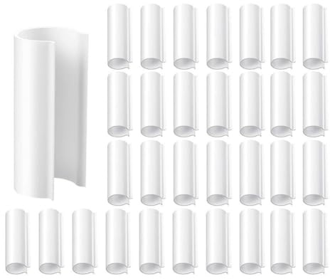 Helilyco 32 Stück Snap Grip Klemme PVC Rohr Gewächshäuser Reihenabdeckungen Unterstände 30,5 cm 86,4 cm 1 in 1-12 in Rohren
