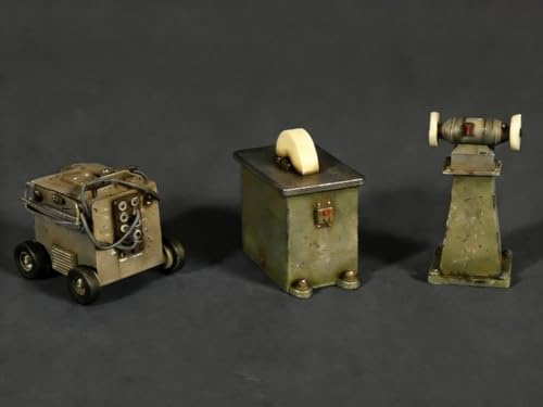1/35 Scale Diecast Resin Model Kit Panzerwerk Workshop Grinders and Welder Unassembled Unpainted No Stickers No Etching Sheet