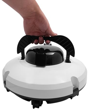 Poolroboter Akku, Battery Life 2 Stunden, Max Incline 15°, Self-Parking, Pool Roboter Kabellos, Automatische Poolreiniger, Suitable für Flat Pools Bis zu 1076,4 ft²