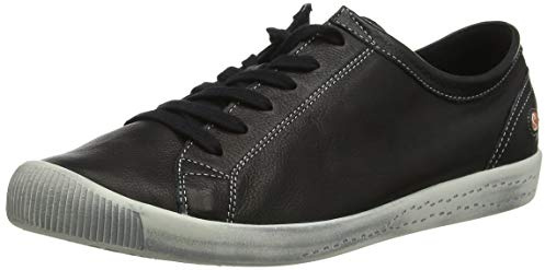 Softinos ISLA, Damen Sneaker, Schwarz (Black 535), 43 EU (9 UK)