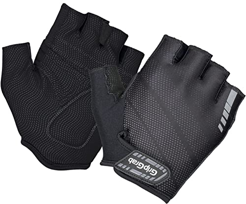 GripGrab Rouleur Einsteiger Kurzfinger Sommer Fahrradhandschuhe Gepolsterte Fingerlose Radsport Handschuhe Ausziehhilfe