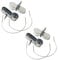 CHICK'A Abreuvoir Sabot Aluminium Lapins par 4