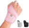 Bracoo Handgelenk Bandagen, Handgelenkbandage für Links und Rechts Hand, Handbandage für Gym, Sport, Fitness, Arthritis, Karpaltunnel, Sehnenscheidenentzündung, Männer, Damen, WS10, Rosa