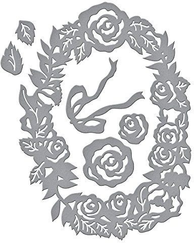 Spellbinders Shapeabilities Dimensional Floral Panel Die, Metal, Brown, 19.6 x 12.2 x 0.2 cm