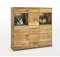 Elfo Vitrinenschrank Highboard Betty Wildeiche-massiv geölt B162 cm NEU/OVP