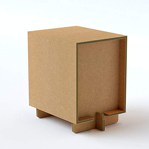 Unbekannter Hocker aus stabilem Karton, 4 Stück