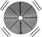 Home-Garden Plant Pot Grid Plant Pot Cover Plant Flower Protector Diameter 11.8 Inches (Black)