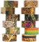 YUBX Gold Wildnis Washi Tape Set 12 Rollen Masking Tape Folie Dekoband klebeband bunt für DIY Handwerk Bullet Journals Planer Scrapbooking Verpackung (Wilderness 12)